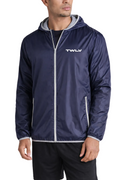 TWLV Lightweight Windbreaker Zip Top – Navy