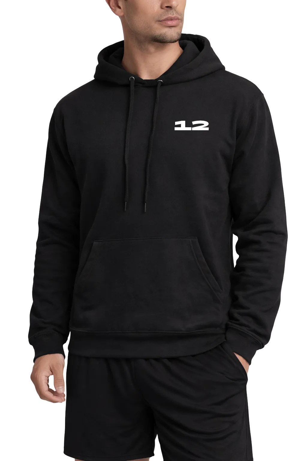 TWLV “12” Essential Hoodie – Black