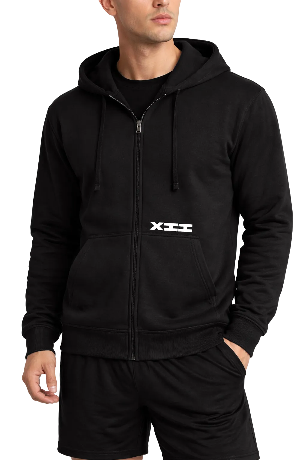 TWLV Zip Hoodie – Black (XII Edition)