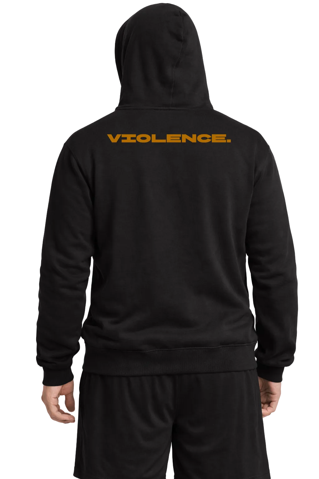 TWLV “VIOLENCE.” Hoodie — Black