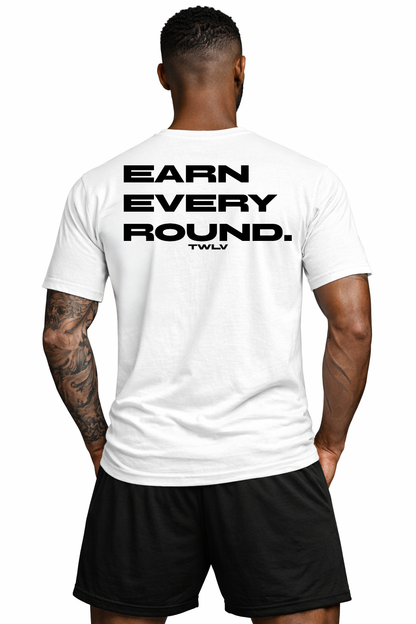 TWLV Earn Every Round Tee – White